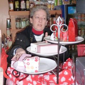 "And Candy, Too" is being displayed by its creator, Sara Fahnley, at Oak Street Provisions. "And Candy, Too" is being displayed by its creator, Sara Fahnley, at Oak Street Provisions.