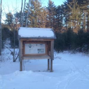 Back on the River Link Trail. SUE MELLO/Boothbay Register Back on the River Link Trail. SUE MELLO/Boothbay Register