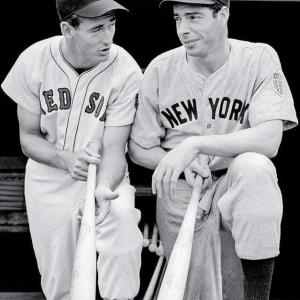 Ted Williams and Joe DiMaggio, two legendary players for the Red Sox and Yankees (respectively). Courtesy of Lincoln Theater
Ted Williams and Joe DiMaggio, two legendary players for the Red Sox and Yankees (respectively). Courtesy of Lincoln Theater