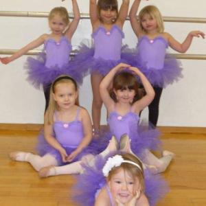 The morning preschool class will dance to “Pretty Ballerina.” Pictured from left are, back row: Aurora Newcomb, Kyla Warren, Allie Warren; middle row: Abigail Orchard, Meredith Ames; front: Sophia Mansfield. Courtesy of the Boothbay Region YMCA