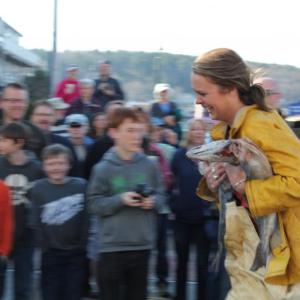 Codfish relay. SUE MELLO/Boothbay Register