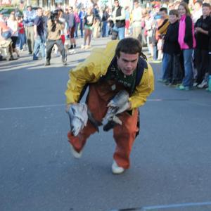 Codfish relay. SUE MELLO/Boothbay Register