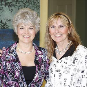 Author Julie Paolini left, and photographer Nance Trueworthy.