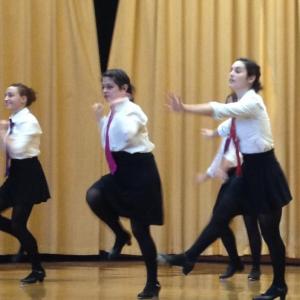 Teen Tappers dance to "9 to 5." LISA KRISTOFF/Boothbay Register