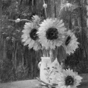"Sunflowers en plein air," by Corinne McIntyre "Sunflowers en plein air," by Corinne McIntyre