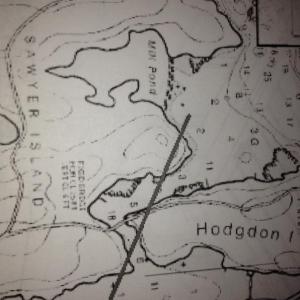 The recreational float request, brought to the Boothbay Port Committee, is shown located near Mill Cove, north of Sawyers Island. Courtesy of Pete Ripley