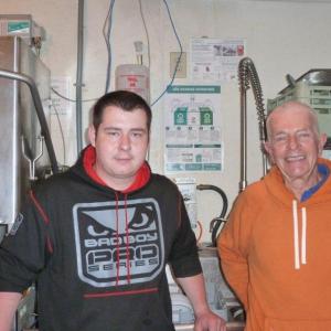 Owner Gene Damon, right, with his head chef at Hot Tamale, Kevin Broks. KATRINA CLARK/Boothbay Register