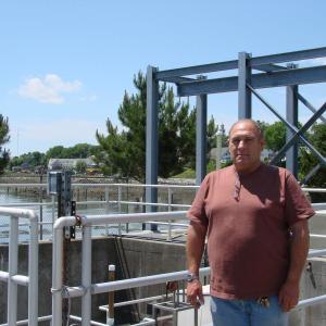 Wiscasset Wastewater Treatment Plant Superintendent Bill Rines at the facility on the Sheepscot River June 20. SUSAN JOHNS/Wiscasset Newspaper