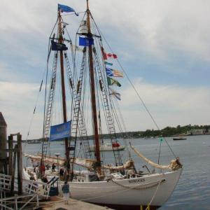 The "Bowdoin" tied up at Boothbay Harbor Shipyard during last year's Windjammer Days festival. File photo The "Bowdoin" tied up at Boothbay Harbor Shipyard during last year's Windjammer Days festival. File photo