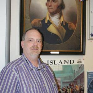 Normand L'Heureux in his classroom at Boothbay Region High School. KEVIN BURNHAM/Boothbay Register Normand L'Heureux in his classroom at Boothbay Region High School. KEVIN BURNHAM/Boothbay Register