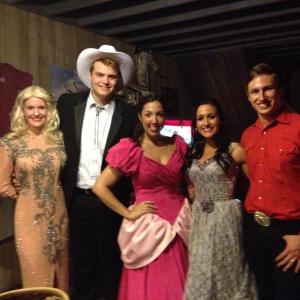 Carousel Music Theater cast, from left, Carissa McCurdy, Grant Jacoby, Teresa Morrison, Maggie Wakim and Scott Mulligan.