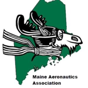 The Maine Aeronautics Association logo. Courtesy of www.wingsoverwiscasset.org