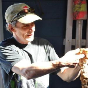 Some items Boone has found in his dives in Maine include a bevy of bottles, rusted mooring pieces (pictured), oarlocks, pliers and other discarded items. BEN BULKELEY/Boothbay Register