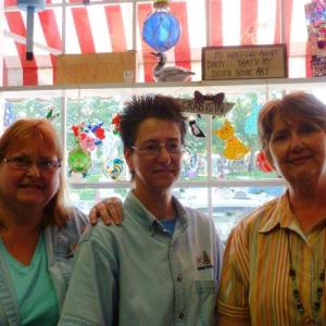 All the staff will be staying on as part of Manzi's crew, including Laurie Williams, left, and Donna Murray, right. Williams is beginning her sixth year at the Hutch, while Murray has worked at the store for 30 years. Her last member of staff, Teresa Townsend (not pictured), is on her 13th year. KATRINA CLARK/Boothbay Register