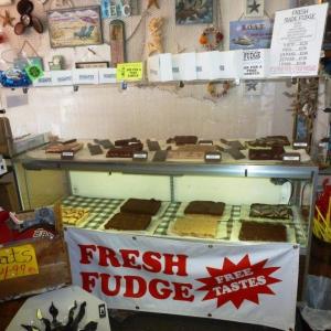 The fresh fudge counter will continue to use the same family recipe of the previous owner. “People love it,” Manzi said. “And you don't change what works well.” KATRINA CLARK/Boothbay Register