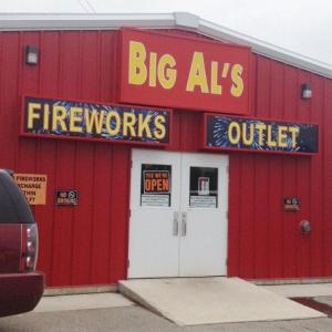 Big Al’s Fireworks Outlet on Route 1 has been busy handling holiday crowds. SUSAN JOHNS/ Wiscasset Newspaper