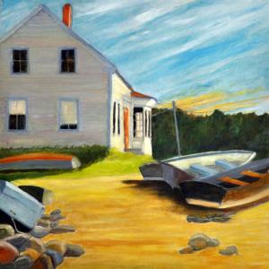 "Monhegan III," by Hati Modr at the Stable Gallery