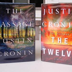 Two of three novels in "The Passage" trilogy by Justin Cronin. Courtesy of Boothbay Harbor Memorial Library Two of three novels in "The Passage" trilogy by Justin Cronin. Courtesy of Boothbay Harbor Memorial Library