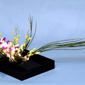 Kaye Vosburgh renowned for her Ikebana floral designs such as this arrangement, will present both a demonstration and a workshop at Coastal Maine Botanical Gardens on Tuesday, July 23. Courtesy of CMBG Kaye Vosburgh renowned for her Ikebana floral designs such as this arrangement, will present both a demonstration and a workshop at Coastal Maine Botanical Gardens on Tuesday, July 23. Courtesy of CMBG