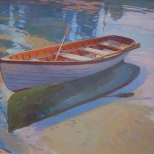 “In the Cove,” by Lee Boynton, now on display at the Southport Memorial Library through August. “In the Cove,” by Lee Boynton, now on display at the Southport Memorial Library through August.