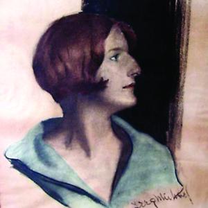 A painting of Ruth Rhoads Lepper Gardner. Courtesy of George S. Workman A painting of Ruth Rhoads Lepper Gardner. Courtesy of George S. Workman