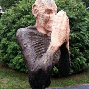 Side view of Satyagraha by Douglas Gimbel. Courtesy of  Douglas Gimbel