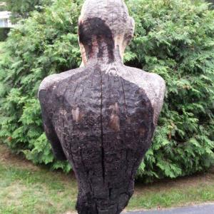 Back view of Satyagraha by Douglas Gimbel. Courtesy of  Douglas Gimbel