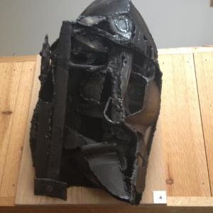 “CENTURION,”  composed of welded scrap metal by  Robert J. Cariola. Courtesy of Mathias Fine Art