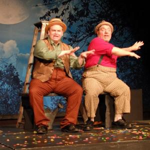 Dan True, left, and Nick Azzaretti as Bellomy and Hucklebee, “The Dads.”