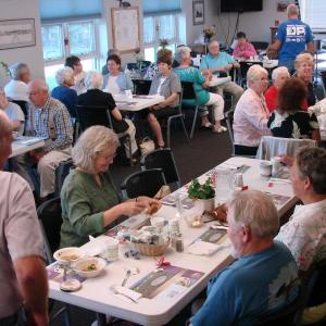 Many friendships (and some pretty competitive cribbage games) have started inside the senior center at the Wiscasset Community Center. SUSAN JOHNS/Wiscasset Newspaper