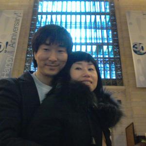 Greg Singer of Southport and fiancee Eunkyeong Pak visit New York City last February. Courtesy of Greg Singer Greg Singer of Southport and fiancee Eunkyeong Pak visit New York City last February. Courtesy of Greg Singer