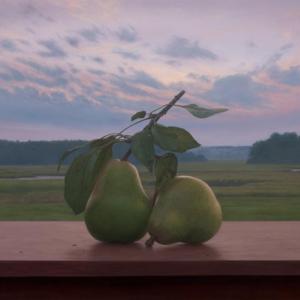 “Oriens Pira (detail),” oil, 16 by 28 inches by Sean Beavers. “Oriens Pira (detail),” oil, 16 by 28 inches by Sean Beavers.