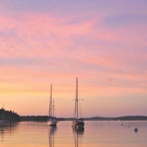 “Ebenecook Harbor,” by Kim Traina. “Ebenecook Harbor,” by Kim Traina.
