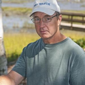 Maritime artist and summer resident, Donald Demers, was busy painting en plein air at Porter Preserve this week. The sale of his new painting will support the land trust’s Stewardship Campaign. Courtesy of Julie Lamy  