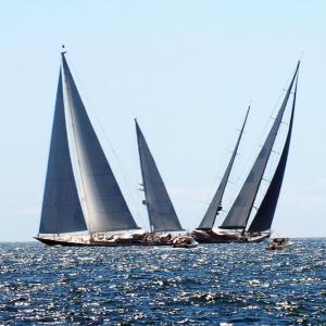 The dynamic duo of Scheherazade and Marie went head to head out all weekend. GARY DOW/Boothbay Register The dynamic duo of Scheherazade and Marie went head to head out all weekend. GARY DOW/Boothbay Register