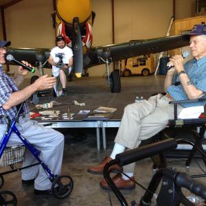 George Hanna, left, and Howard Cederlund. JOE GELARDEN/Wiscasset Newspaper