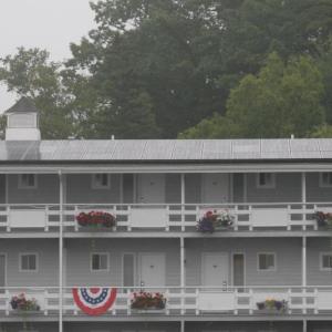 A portion of the solar panels recently installed on the roof at Brown's Wharf. KEVIN BURNHAM/Boothbay Register