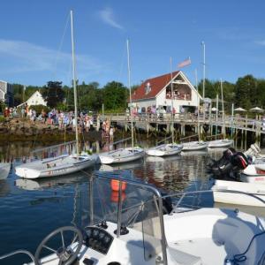 The Blessing of the Fleet ceremony at Southport Yacht Club. Courtesy of Holly Houston The Blessing of the Fleet ceremony at Southport Yacht Club. Courtesy of Holly Houston