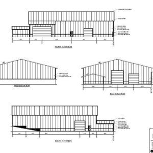 The design of the new recycling center to be constructed at the Boothbay transfer station in the next three months. Courtesy of Scott Grondin of Morton Buildings