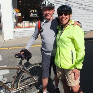 Richard Steer and Susan Carlson, from Southport, Conn. SUZI THAYER/Boothbay Register