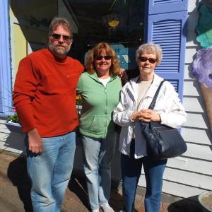 Scott and Kathy Wilson, center, are from Portland. Her sister, Barbara Nielson, right, is from Salt Lake City. SUZI THAYER/Boothbay Register