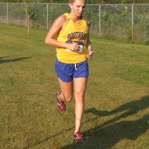 Hannah Morley at the September 11 meet at Winthrop. SARAH MORLEY/Boothbay Register