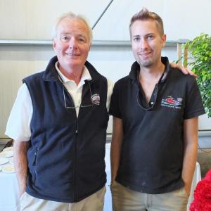 PHIL KOSKELA, LEFT, AND NICK HOUSE of Robinson's Wharf, along with Chef Jason Chamness (not shown) won the Grand Prize People's Choice Award. SUZI THAYER 