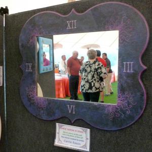 Mirror by artist Carrie Eason. KATRINA CLARK/Boothbay Register 