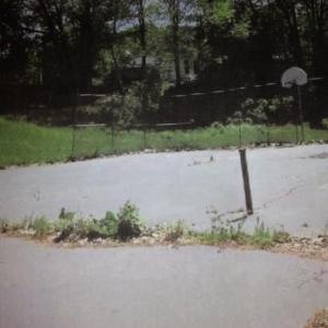 You don't say: A May 29 inspection determined this one-time tennis and game court at the former Eddy School site in Edgecomb isn't up to par. Now a state letter says the town is responsible for replacing it. Courtesy Town of Edgecomb