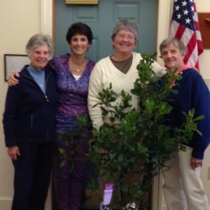 At the District Nursing Association annual meeting are, from left, Leigh Sherrill, current president, Cally Aldrich, district nurse, Bonnie Lewis, retiring board member, and Carol Ostermann, treasurer. Courtesy of Cally Aldrich At the District Nursing Association annual meeting are, from left, Leigh Sherrill, current president, Cally Aldrich, district nurse, Bonnie Lewis, retiring board member, and Carol Ostermann, treasurer. Courtesy of Cally Aldrich