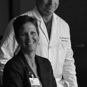 Mark Mainella, DO, Lincoln Medical Partners General Surgeon and Christine Anderson, RN, Lincoln County Healthcare Director of Hospital Nursing. Courtesy of Lincoln County Healthcare Mark Mainella, DO, Lincoln Medical Partners General Surgeon and Christine Anderson, RN, Lincoln County Healthcare Director of Hospital Nursing