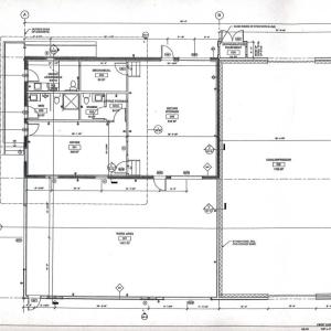 The approved layout of the new Harbor Bait building.