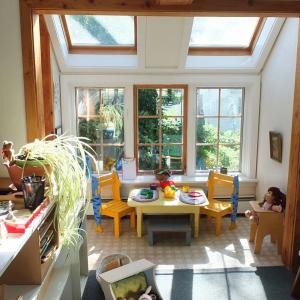 The warm sunroom at Sheepscot Valley Children's House. RYAN LEIGHTON/Boothbay Register