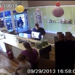 Boothbay Harbor Police Department is seeking the identity of this man, whose photo was taken by security cameras at Coastal Maine Popcorn Company at 4:58 p.m. on September 29. Courtesy of Julie Roberts Boothbay Harbor Police Department is seeking the identity of this man, whose photo was taken by security cameras at Coastal Maine Popcorn Company at 4:58 p.m. on September 29. Courtesy of Julie Roberts
